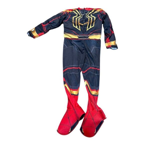 Marvel Spider-Man Costume Jazwares LLC Boys Size 4-6 Polyester Red Black No Mask - Picture 5 of 5